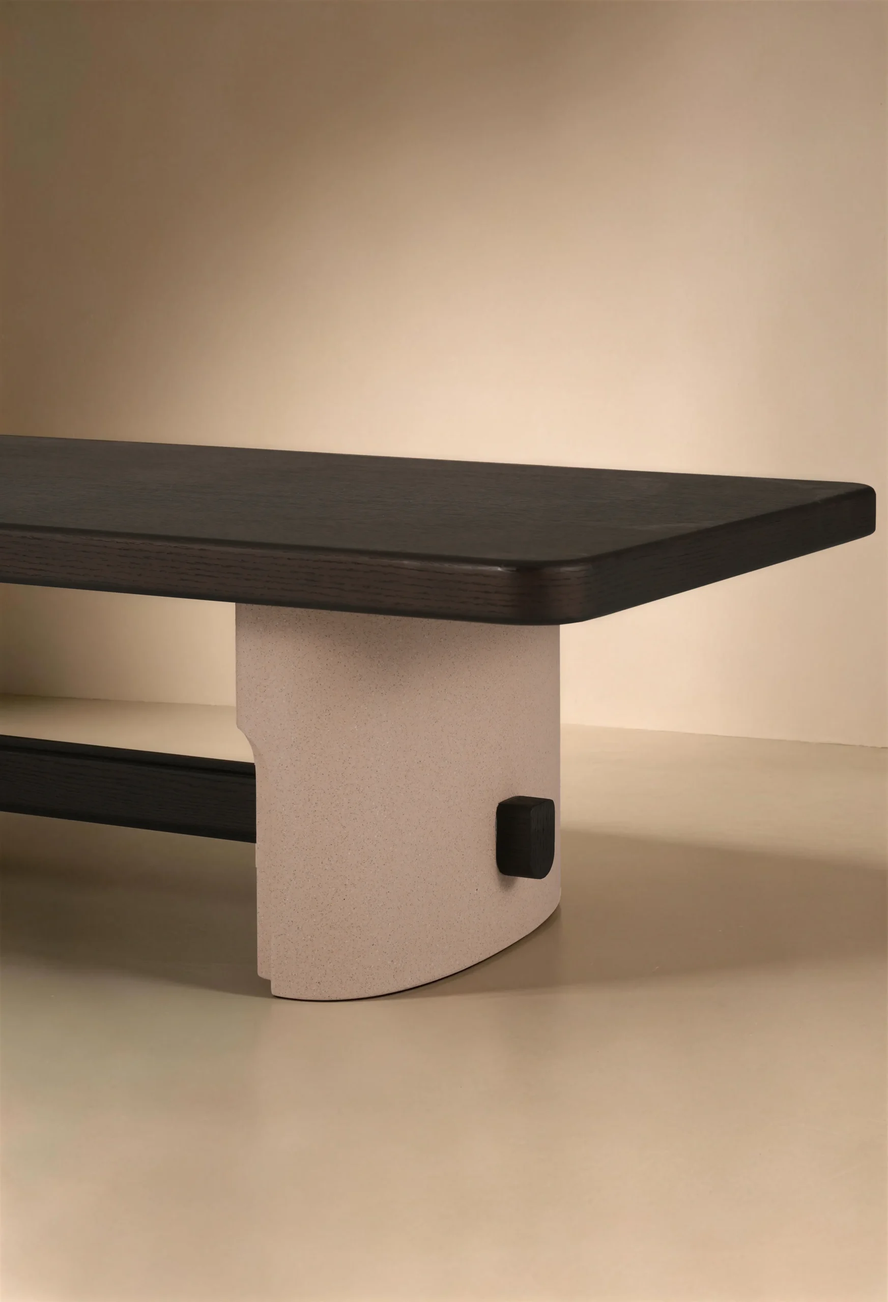 Modern Oak Wood Coffee Table C322